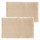 Lot de 2 sets de table en coton MAHA - 45 x 30 cm - Beige