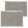 Lot de 2 sets de table en coton MAHA - 45 x 30 cm - Gris