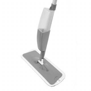 Balai mop avec réservoir intégré et gâchette - 330 ml - Gris
