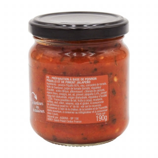 Lot 6x Bruschetta poivrons piquillo et jalapeño - Bocal 190g