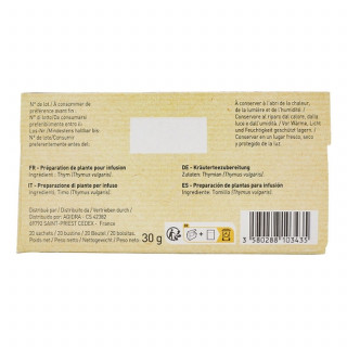 Lot 2x Infusion thym - Boîte 30g