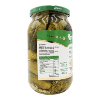 Lot 8x Cornichons aigres-doux - Bocal 870g