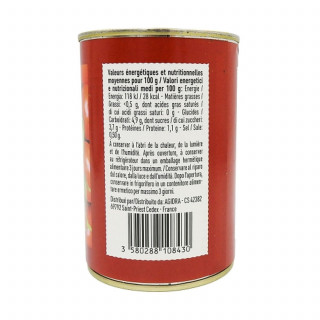 Lot 6x Pulpe de tomates au basilic - Conserve 400g