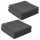 Lot de 2 brise-vues occultants en HDPE 165 gr/m² 1,20 M x 6 M - Gris