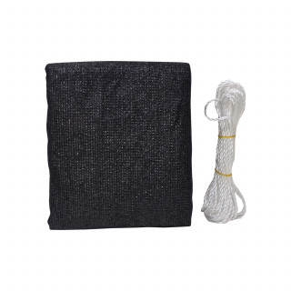 Lot de 2 brise-vues occultants en HDPE 165 gr/m² 1,20 M x 6 M - Gris
