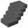 Lot de 5 brise-vues occultants en HDPE 165 gr/m² 1,20 M x 6 M - Gris