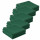 Lot de 5 brise-vues occultants en HDPE 165 gr/m² 1,20 M x 6 M - Vert
