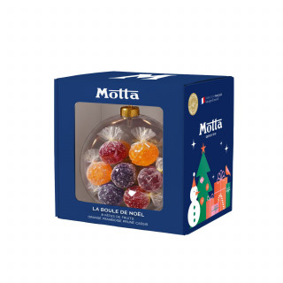 Boule de Noël gourmande avec pâtes de fruits - Boîte 80g
