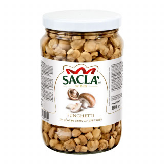 Lot 2x Petits champignons à l'huile de tournesol - Pot 1,6kg