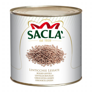 Lot 3x Lentilles au naturel - Conserve 2,5kg