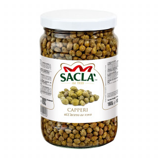 Lot 4x Câpres au vinaigre de vin - Pot 1,6kg