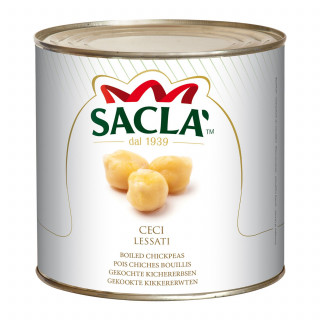 Lot 6x Pois chiches au naturel - Conserve 2,6kg