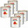 Lot 6x Filets de poivrons jaunes et rouges en saumure - Conserve 2,5kg