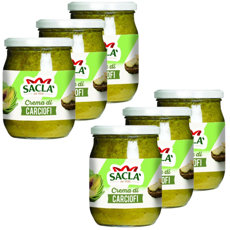 Lot 6x Crème d’artichauts - Pot 500g