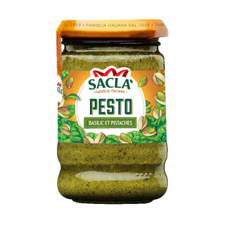 Lot 12x Pesto basilic et pistaches - Pot 190g