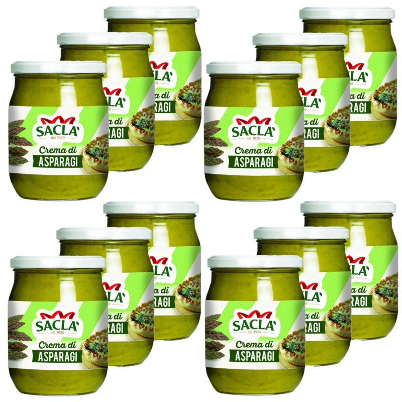 Lot 12x Crème d’asperges - Pot 500g