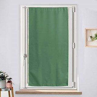 Vitrage occultant REGLISSE - 60 x 120 cm - Argile