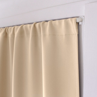 Vitrage occultant REGLISSE - 60 x 120 cm - Ivoire