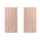 Vitrage occultant REGLISSE - 60 x 120 cm - Vieux rose