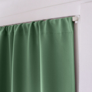 Rideau de porte occultant REGLISSE - 90 x 210 cm - Argile