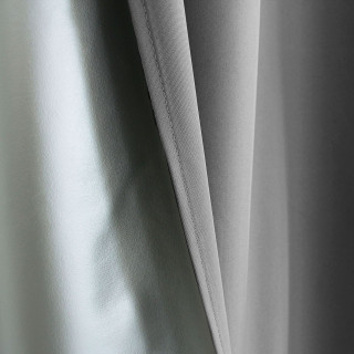 Rideau total occultant et thermique OXFORD - 135 x 240 cm - Gris clair