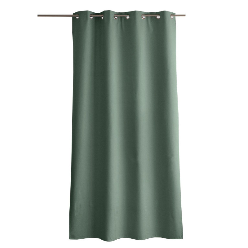 Rideau total occultant et thermique OXFORD - 135 x 240 cm - Vert gris