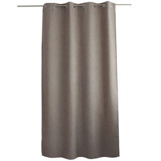 Rideau thermique en velours chenillé avec doublure polaire BLIZZARD - 140 x 240 cm - Taupe