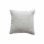 Coussin déhoussable en velours chenillé KAMALA - 40 x 40 cm - Gris clair