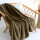 Plaid effet fourrure OSLO - 125 x 150 cm - Kaki