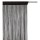 Rideau fils - 120 x 240 cm - Noir