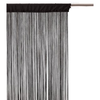 Rideau fils - 120 x 240 cm - Noir