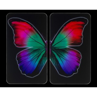 2 Couvre-plaques universel - Papillon nocturne