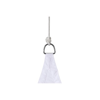 Voile d'ombrage triangulaire Curacao - 5 x 5 x 5 m - Blanc