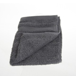 Serviette de toilette - 30 x 50 cm. - Gris foncé