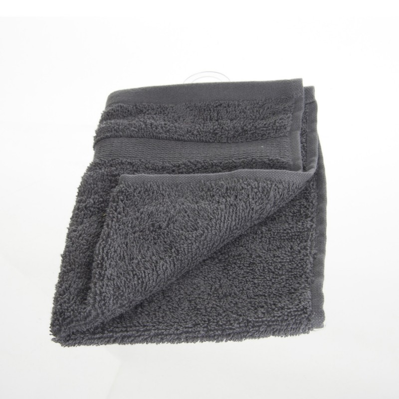 Serviette de toilette - 30 x 50 cm. - Gris foncé Serviette de toilette - 30 x 50 cm. - Gris foncé