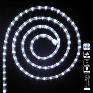 Guirlande tube LED d'extérieur - 24 m. - Multicolore