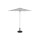 Parasol droit rond Anzio - Diam. 230 cm - Taupe