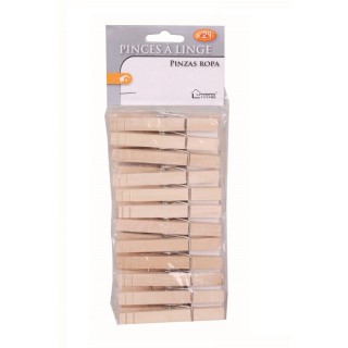 Pinces à Linge Bekecidi - Lot De 24 Pinces En Plastique Antidérapantes, Avec Embouts Caoutchouc, 4 Couleurs - Pour étendoir, Salle De Bain, Cuisine Et Rangement