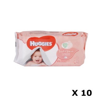 Lots de 560 Lingettes pour bébé - Soft Skin