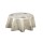 Nappe en toile cirée ronde Etamine - Diam. 150 cm - Argent