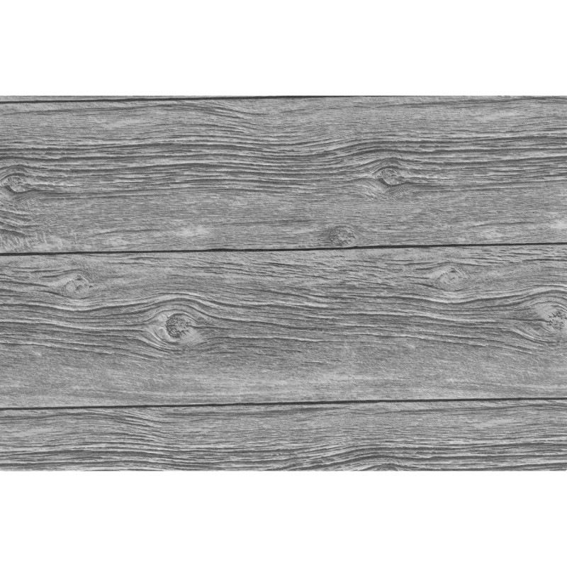 Adhésif décoratif Grey Wood - 200 x 45 cm - Gris