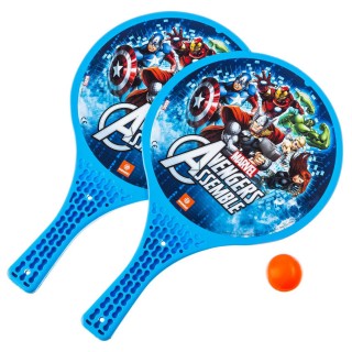 2 Raquettes de plage - Avengers - Balle orange