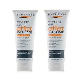 Lot de 2 - Gel coiffant X-trême fixation - Extra fort - 250 ml