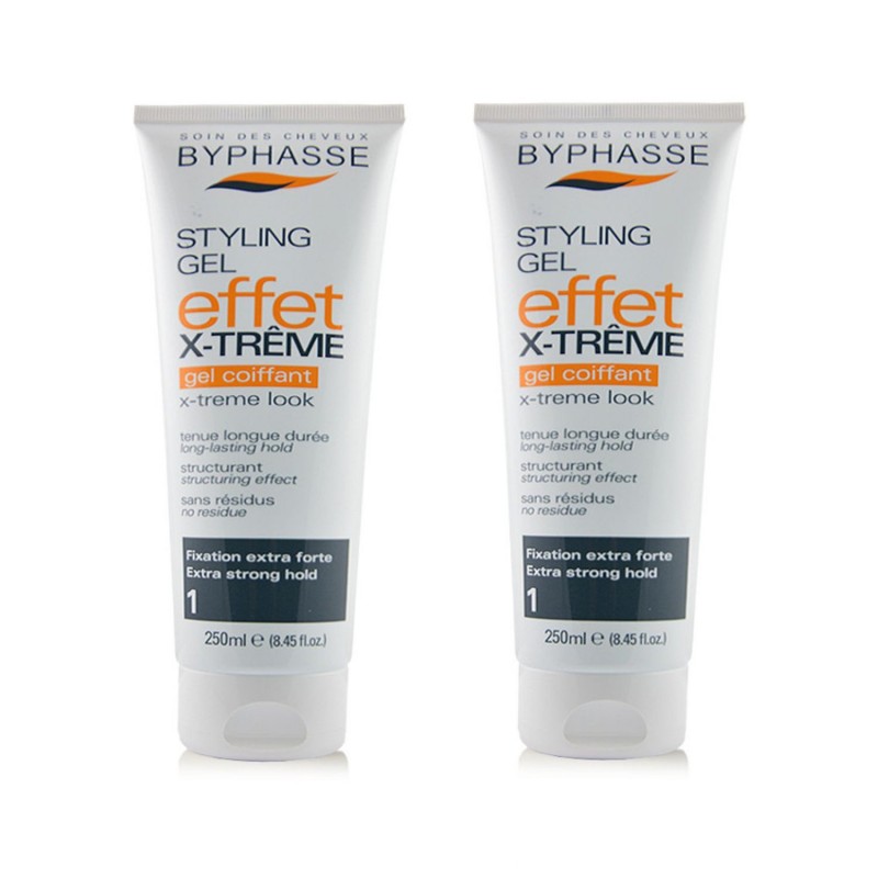 Lot de 2 - Gel coiffant X-trême fixation - Extra fort - 250 ml