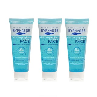 Lot de 3 - Gel démaquillant purifiant - Tous types de peaux - 200 ml