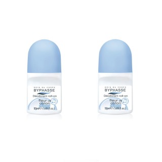 Lot de 2 - Déodorant Roll-On 24h - Fleur de coton - 50 ml