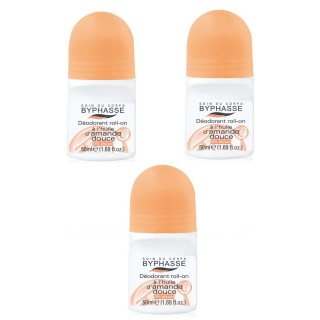 Lot de 3 - Déodorant Roll-On 24h - Huile d'Amande Douce - 50 ml