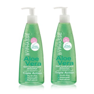 Lot de 2 - Gel Hydratant Douceur Aloe Vera - Tous types de peaux - 400 ml