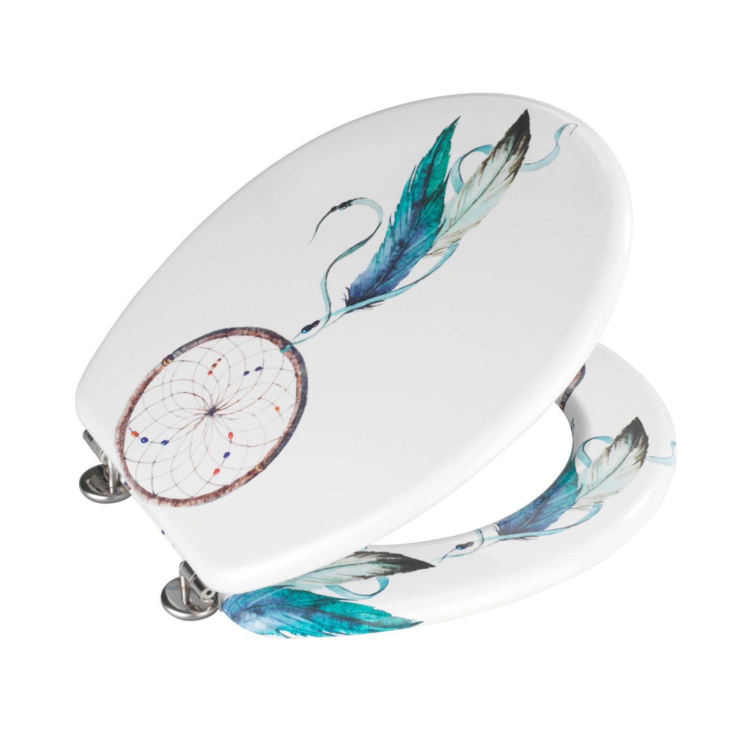 abattant wc bleu canard