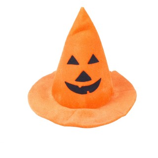 Déguisement d'Halloween - Chapeau citrouille - Orange